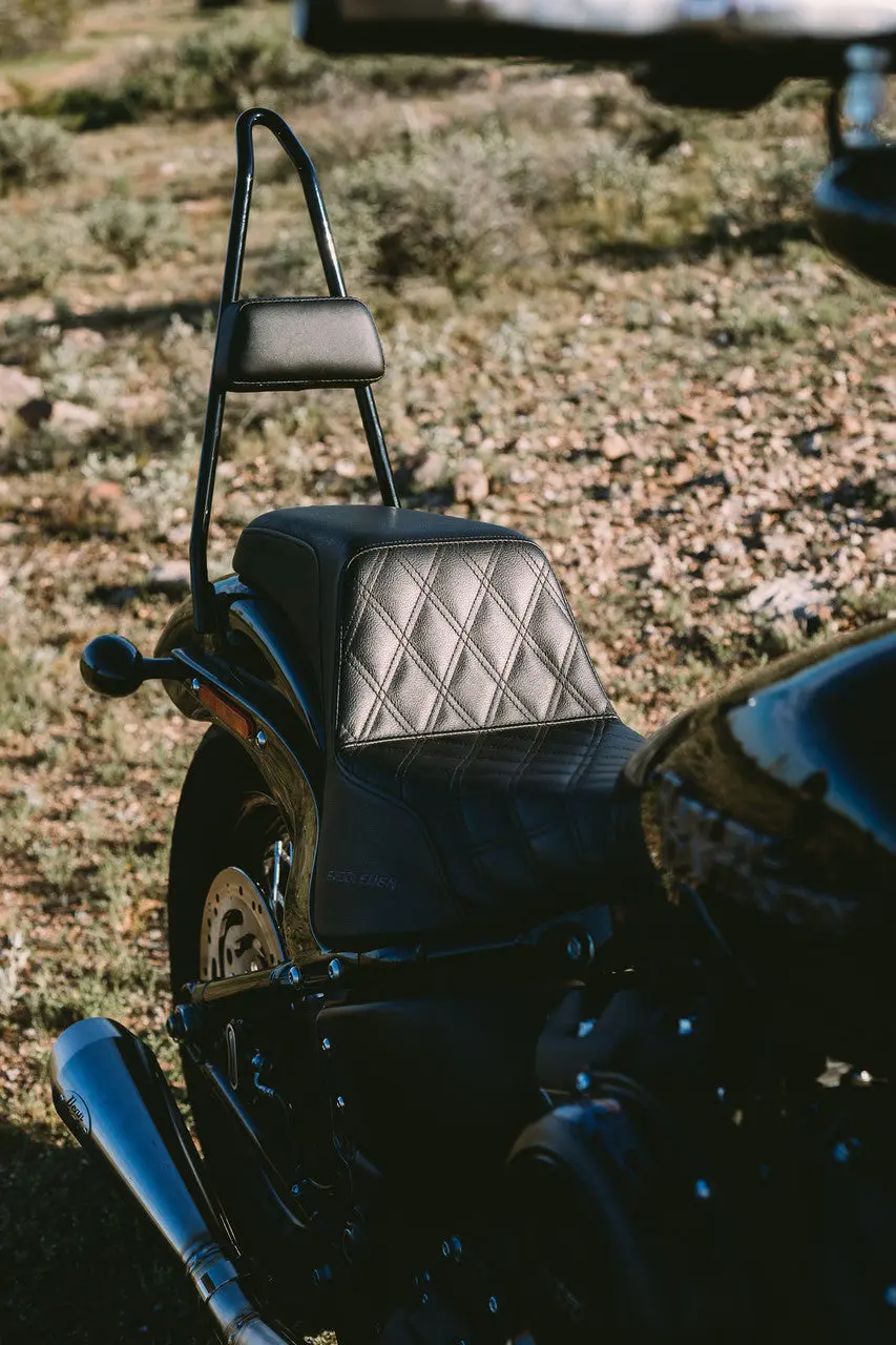 Customizable 2018-2023 Softail Street Bob Fxbb, Standard Fxst Step-Up™ Seat - Black 1