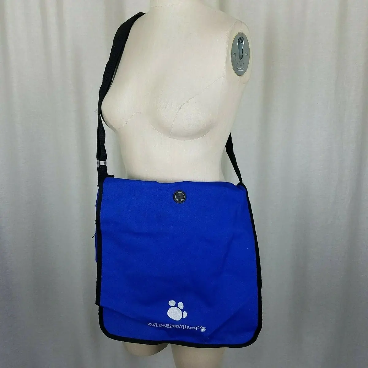 Build A Bear Buildabearville Flap Messenger Bag Carrier Tote Crossbody Nylon 1