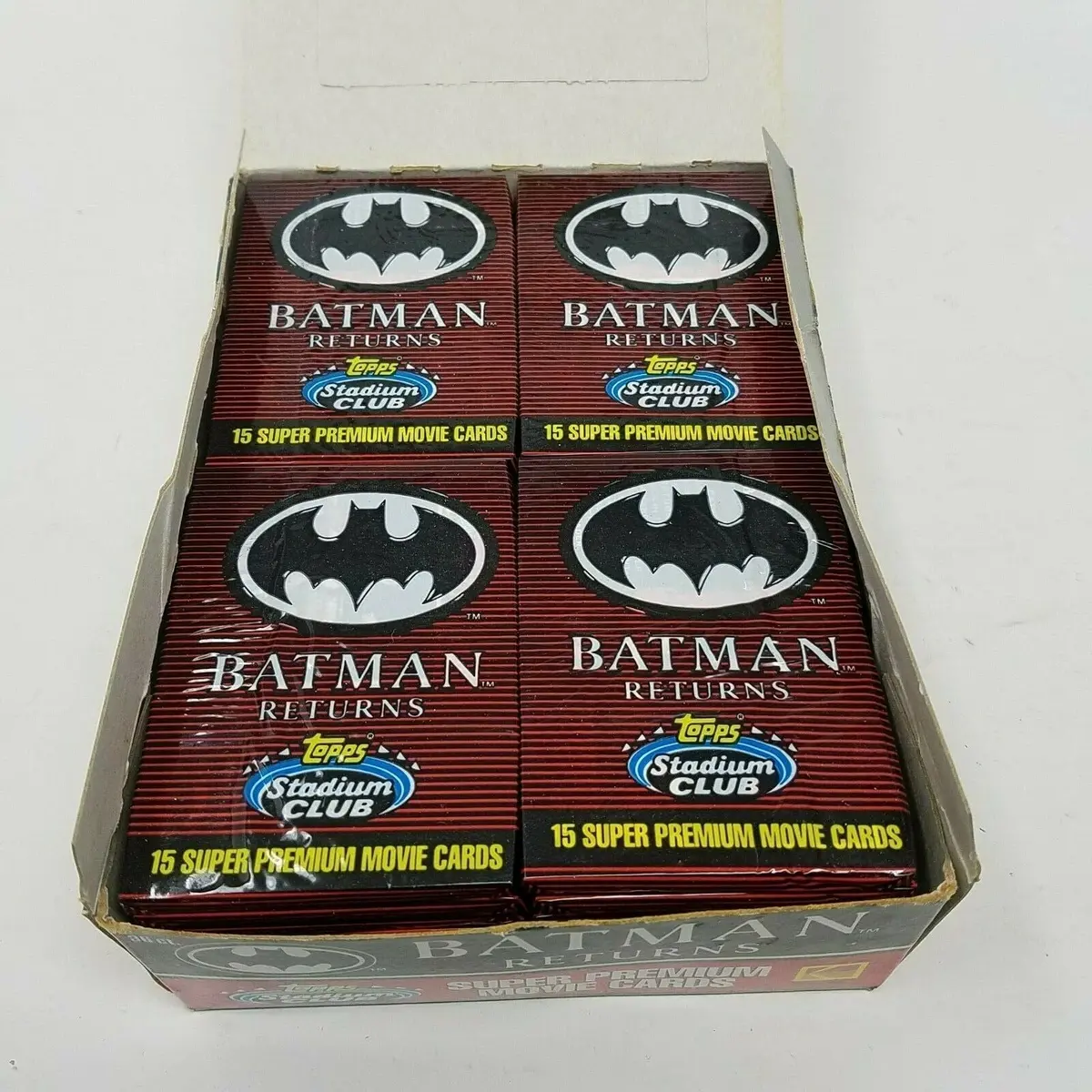 Batman Returns Super Premium Trading Cards Topps Movie Waxed Box 36 Ct Sealed 1