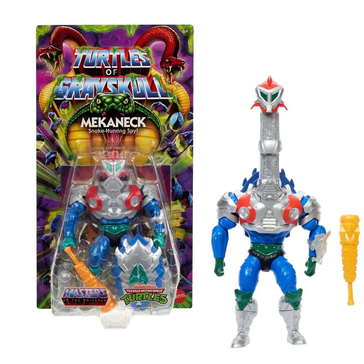 Masters Of The Universe: Turtles Of Grayskull (Wave 5) Mekaneck Action Figure (Jbn00) 1