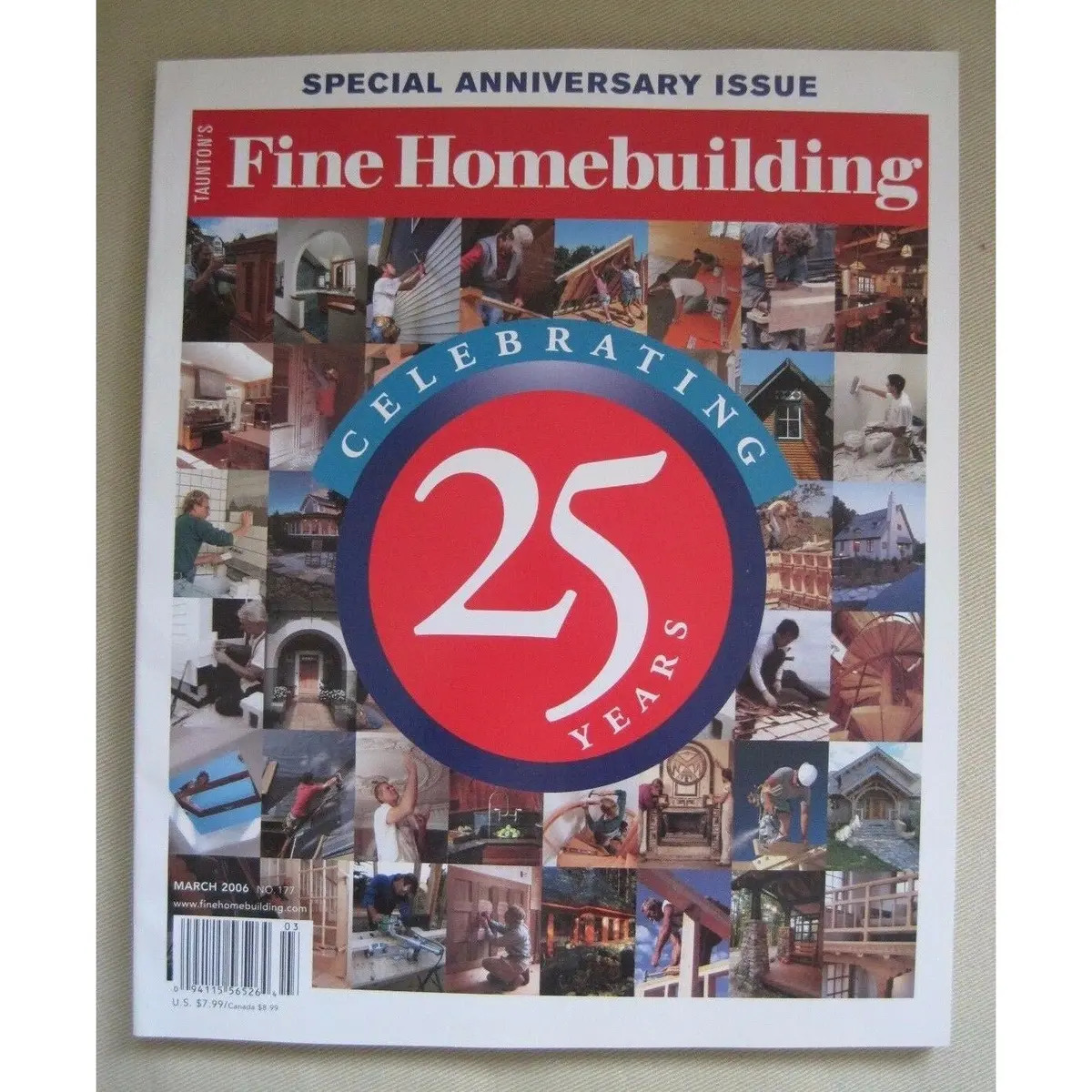 Taunton's Fine Homebuilding Special 25Th Anniversary Back Issue Magazine 1