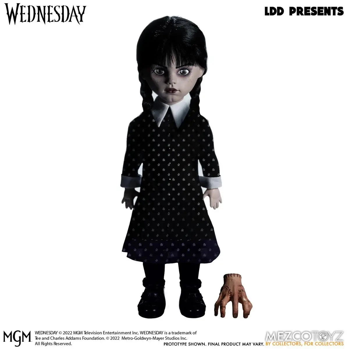 [Pre-Order] Mezco Toys Living Dead Dolls Presents! - Wednesday Addams (99653) Doll 1