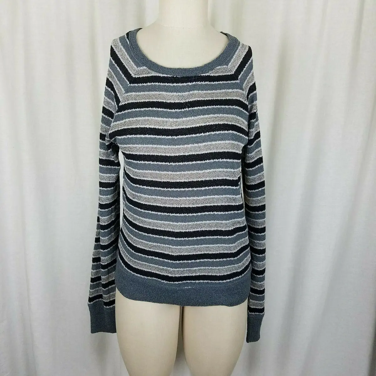 Urban Outfitters Threads 4 Thought Knit Striped Scoop Neck Sweater Womens Xs Nwt 1