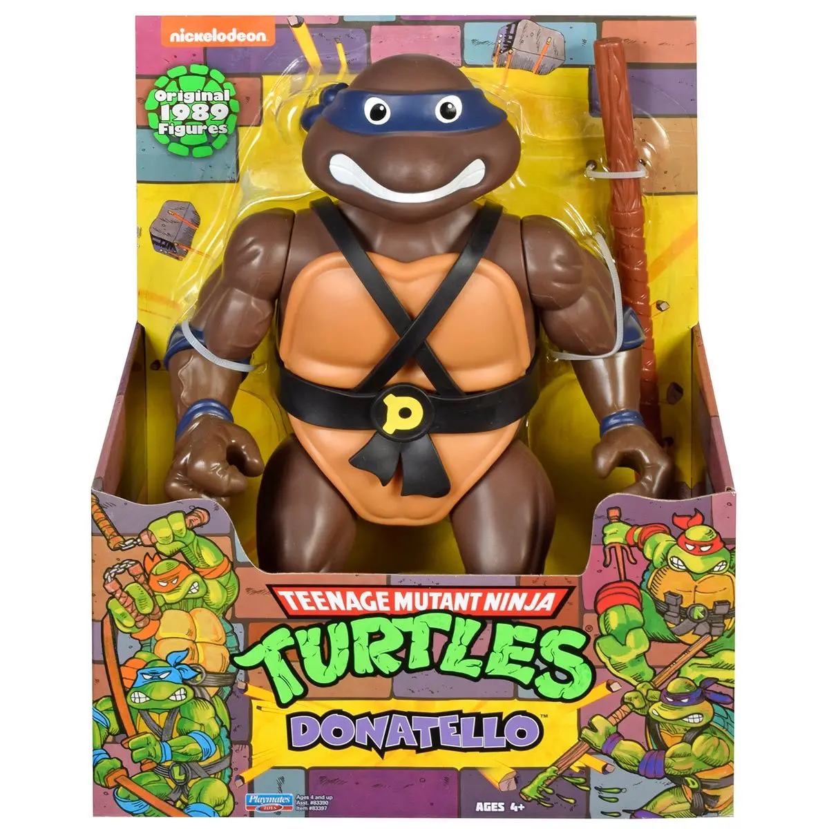 Playmates - Teenage Mutant Ninja Turtles: Classic 1989 Donatello - Giant 12-Inch Action Figure 83397 Low Stock 1