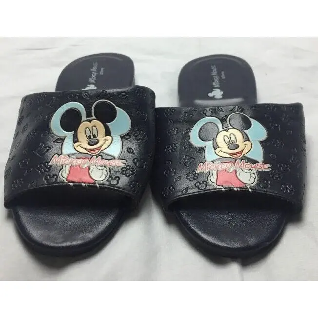 Vintage Disney Micky Mouse Slip On Slides Mules Water Shower Shoes 25Cm Womens 9 1