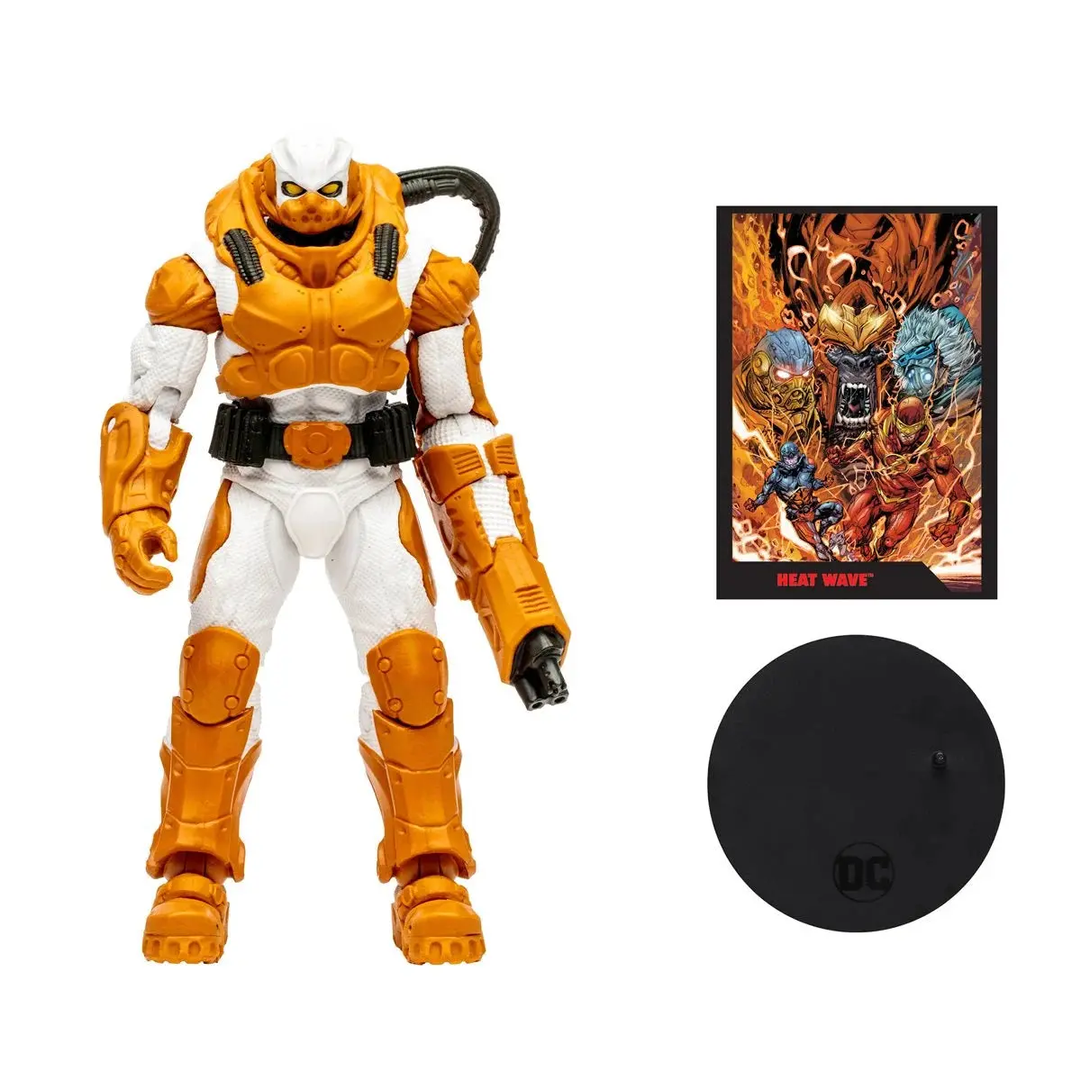 Dc Direct (Mcfarlane Toys) Page Punchers Heatwave Action Figure With The Flash Comic Book (15909) 2