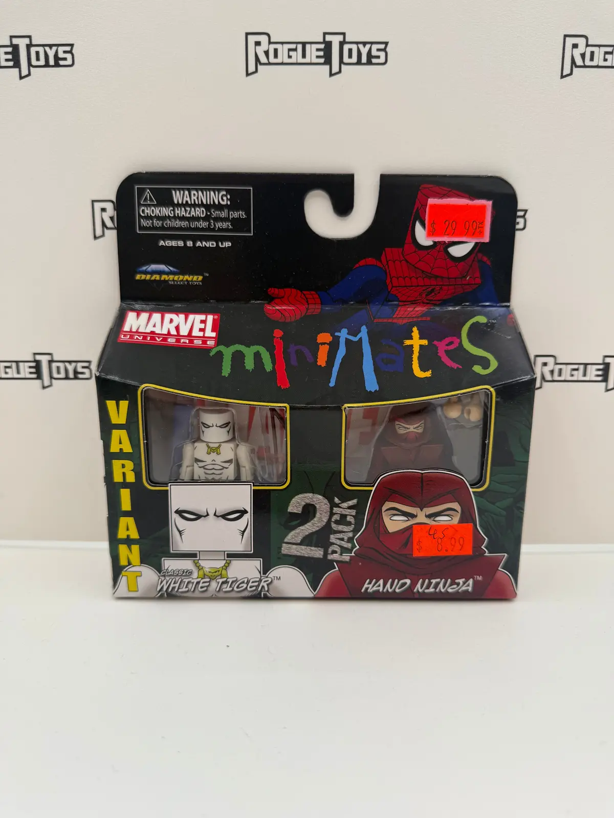 Diamond Select Toys Marvel Universe Minimates Classic White Tiger & Hand Ninja Variant 2-Pack 1
