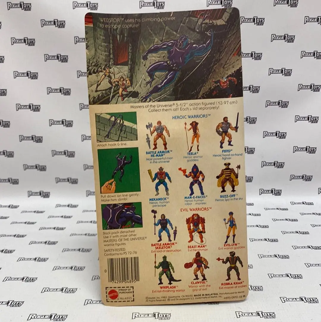 Mattel 1983 Masters Of The Universe Webstor 2