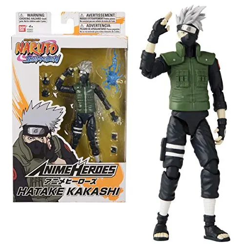 Bandai - Anime Heroes - Naruto Shippuden - Kakashi Hatake Action Figure (36903) Low Stock 1