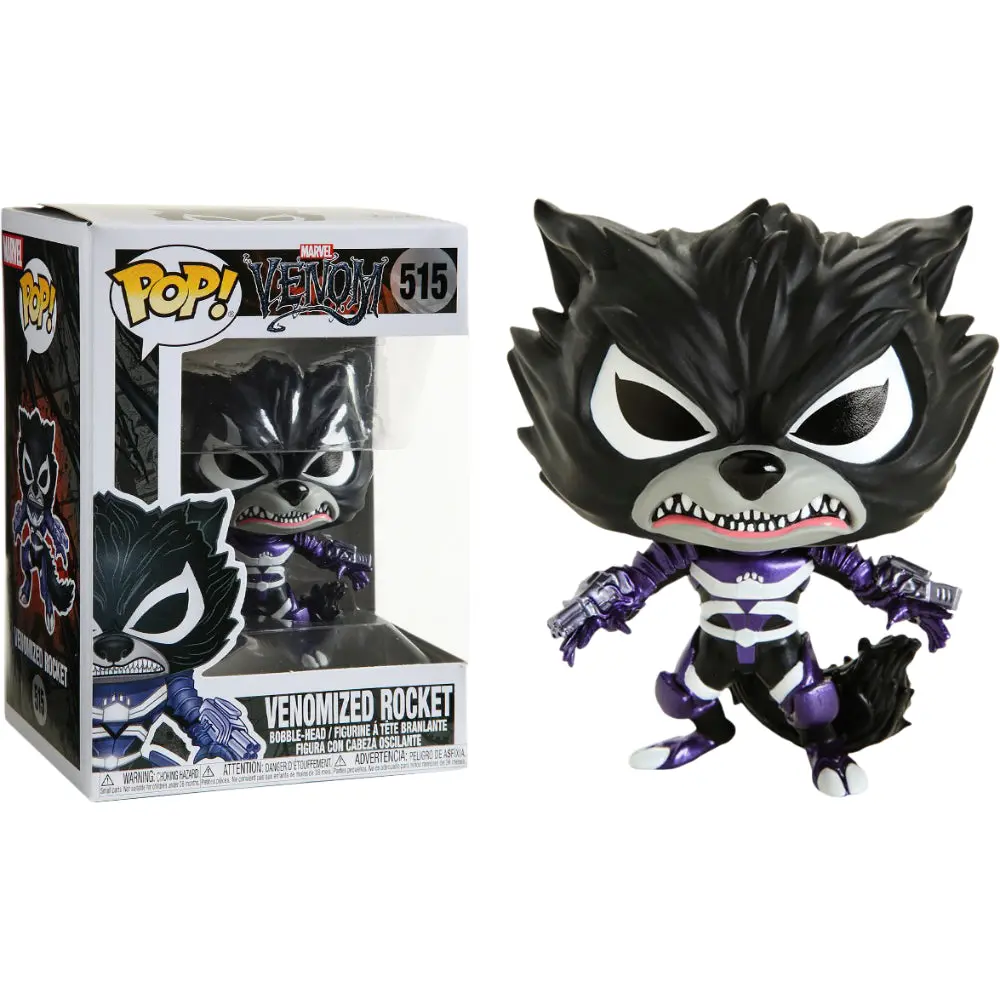 Funko Pop! Marvel - Venom #515 - Venomized Rocket Vinyl Figure Low Stock 1