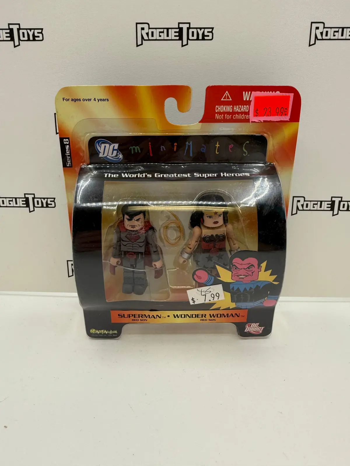 Dc Direct Dc Minimates Superman Red Son & Wonder Woman Red Son 2-Pack 1