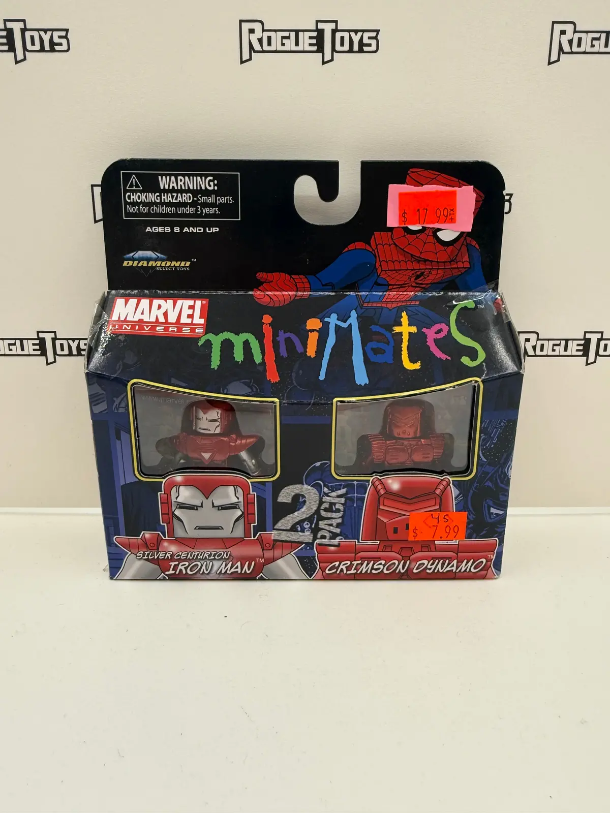 Diamond Select Toys Marvel Universe Minimates Silver Centurion Iron Man & Crimson Dynamo 2-Pack 1