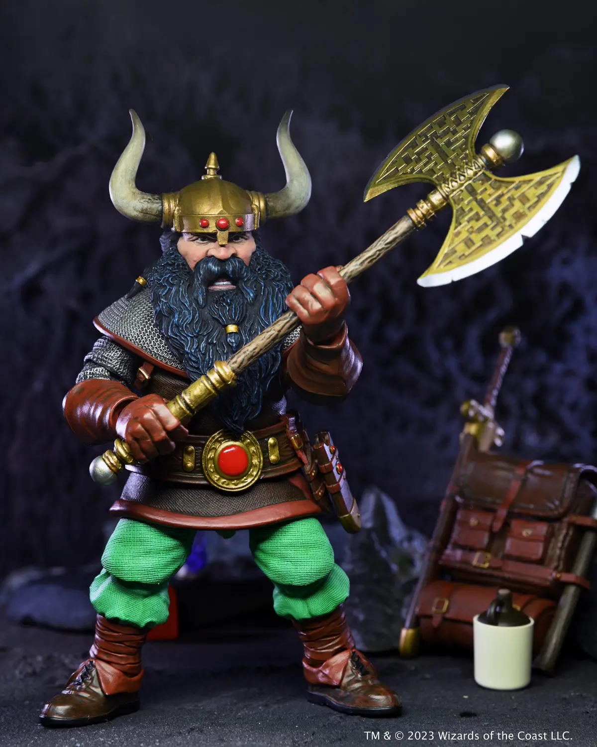 Neca - Dungeons & Dragons - Ultimate Elkhorn The Good Dwarf Action Figure (52279) 1