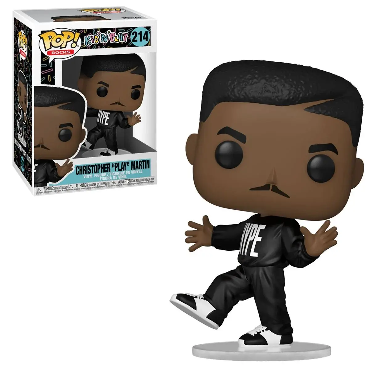 Funko Pop! Rocks #214 - Kid 'N Play - Christopher "Play" Martin Vinyl Figure (52942) Low Stock 1