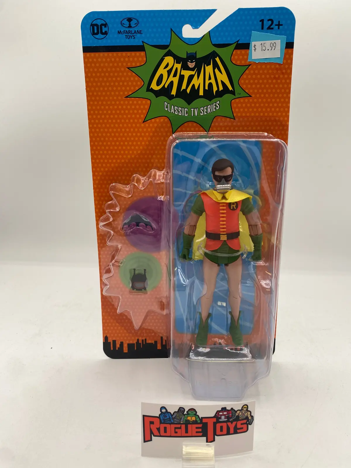 Mcfarlane Toys Dc Batman Classic Tv Series Robin With Oxygen Mask 1