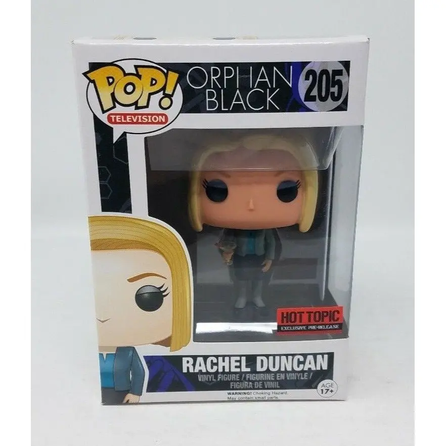 Funko Pop! Orphan Black Rachel Duncan 205 Hot Topic Pre-Release Exc Vinyl Figure 1