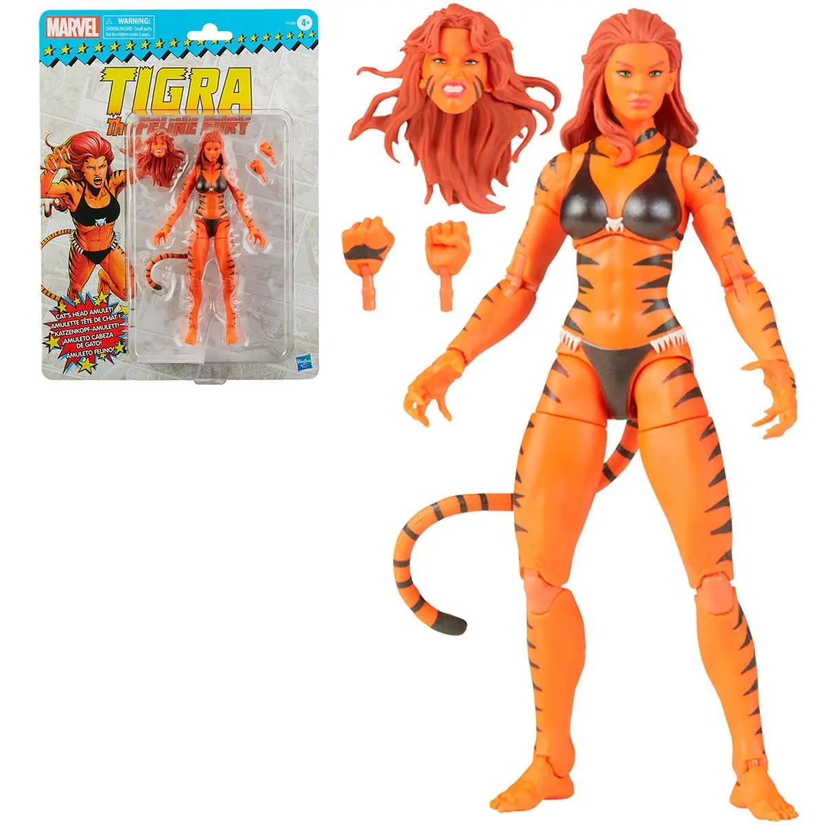 Marvel Legends Retro Collection - Avengers - Tigra (F1124) Action Figure 1