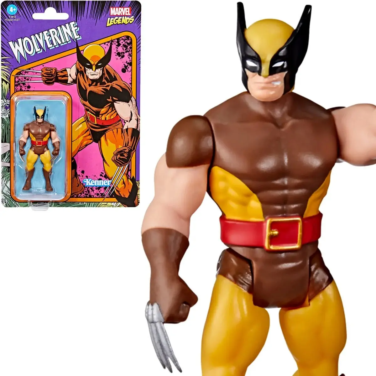 Marvel Legends Kenner Retro Collection Wolverine 3.75 Action Figure (F3810) 1