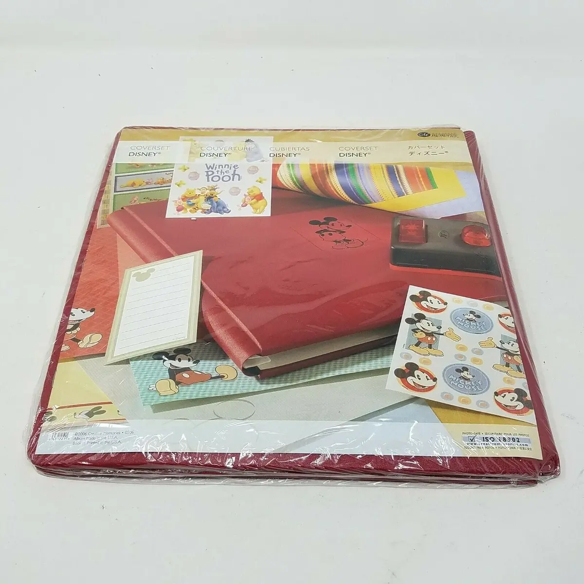 Mickey Mouse Red Creative Memories 12X12 Disney Coverset Photo Album Flex-Hinge 1