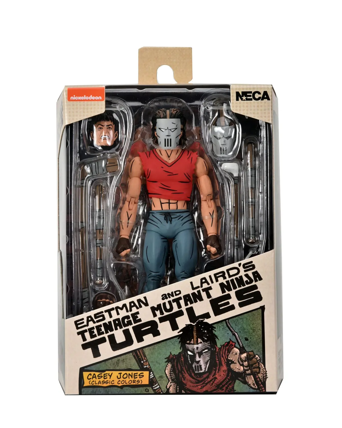 Bst Axn Teenage Mutant Ninja Turtles (Mirage Comics): Casey Jones (Red Shirt) Figure (54335) Low Stock 1