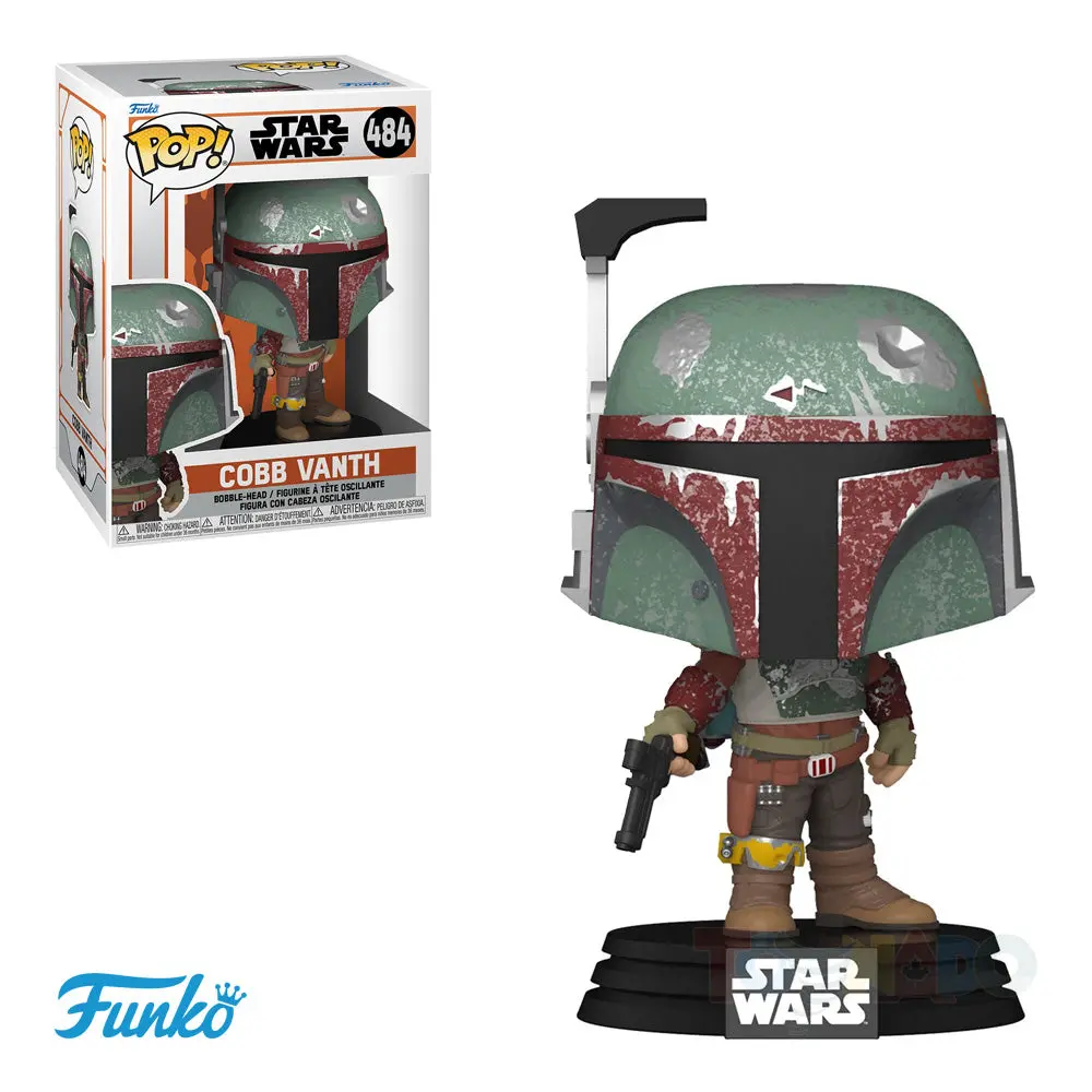 Funko Pop! Star Wars #484 - Star Wars: The Mandalorian - Cobb Vanth (Marshal) Vinyl Figure (54522) Low Stock 1