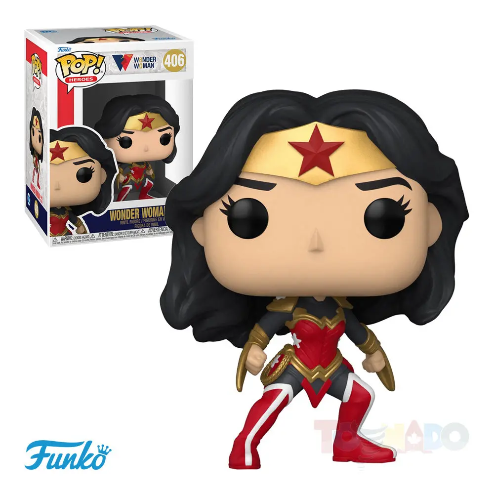 Funko Pop! Heroes #406 - Wonder Woman 80Th - Wonder Woman (A Twist Of Fate) Vinyl Figure (54991) Low Stock 1