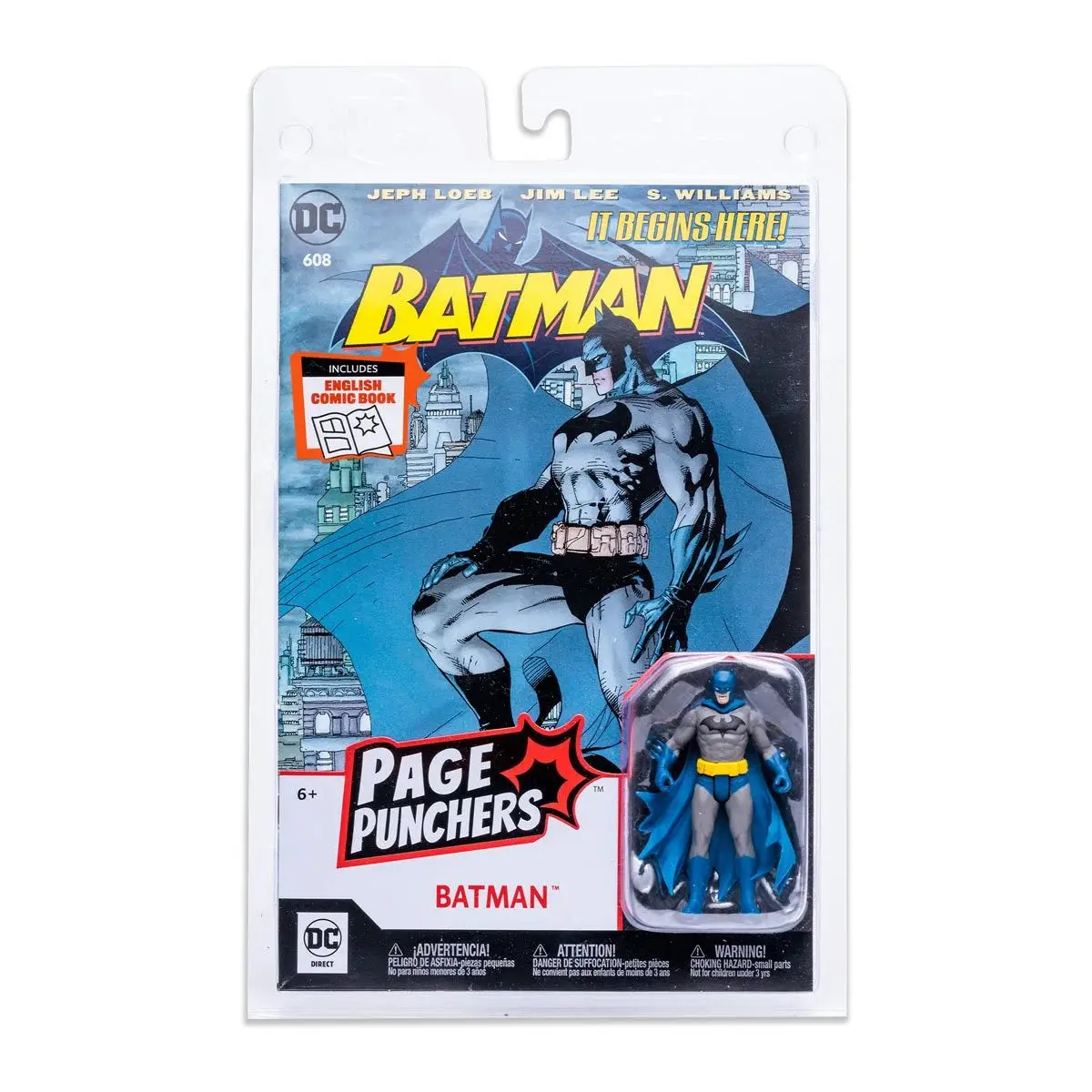 Dc Direct (Mcfarlane Toys) Page Punchers Batman 3-Inch Action Figure & Batman: Hush #608 Comic 15842 2