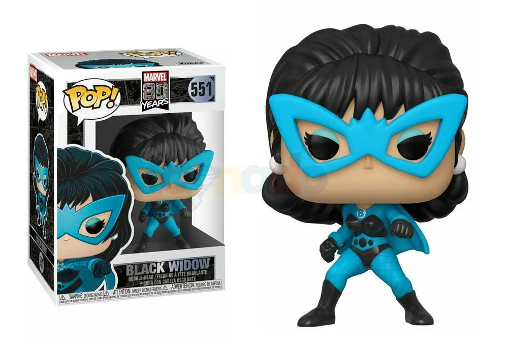 Funko Pop! Marvel - Marvel 80 Years #551 - Black Widow Vinyl Figure 1