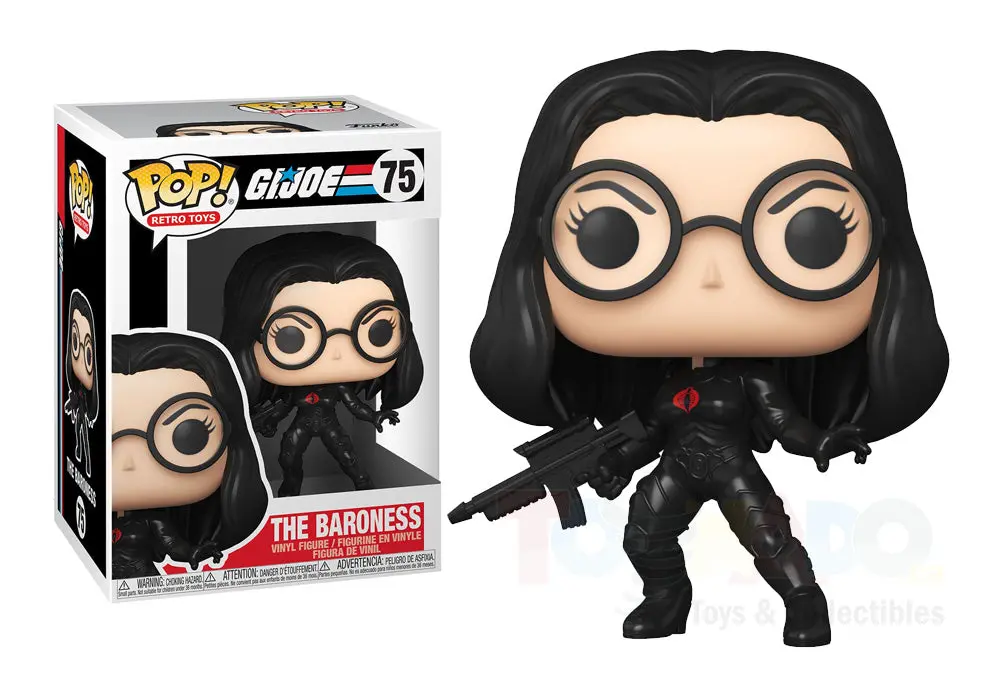 Funko Pop! Retro Toys #75 - G.I. Joe - The Baroness Vinyl Figure Low Stock 1