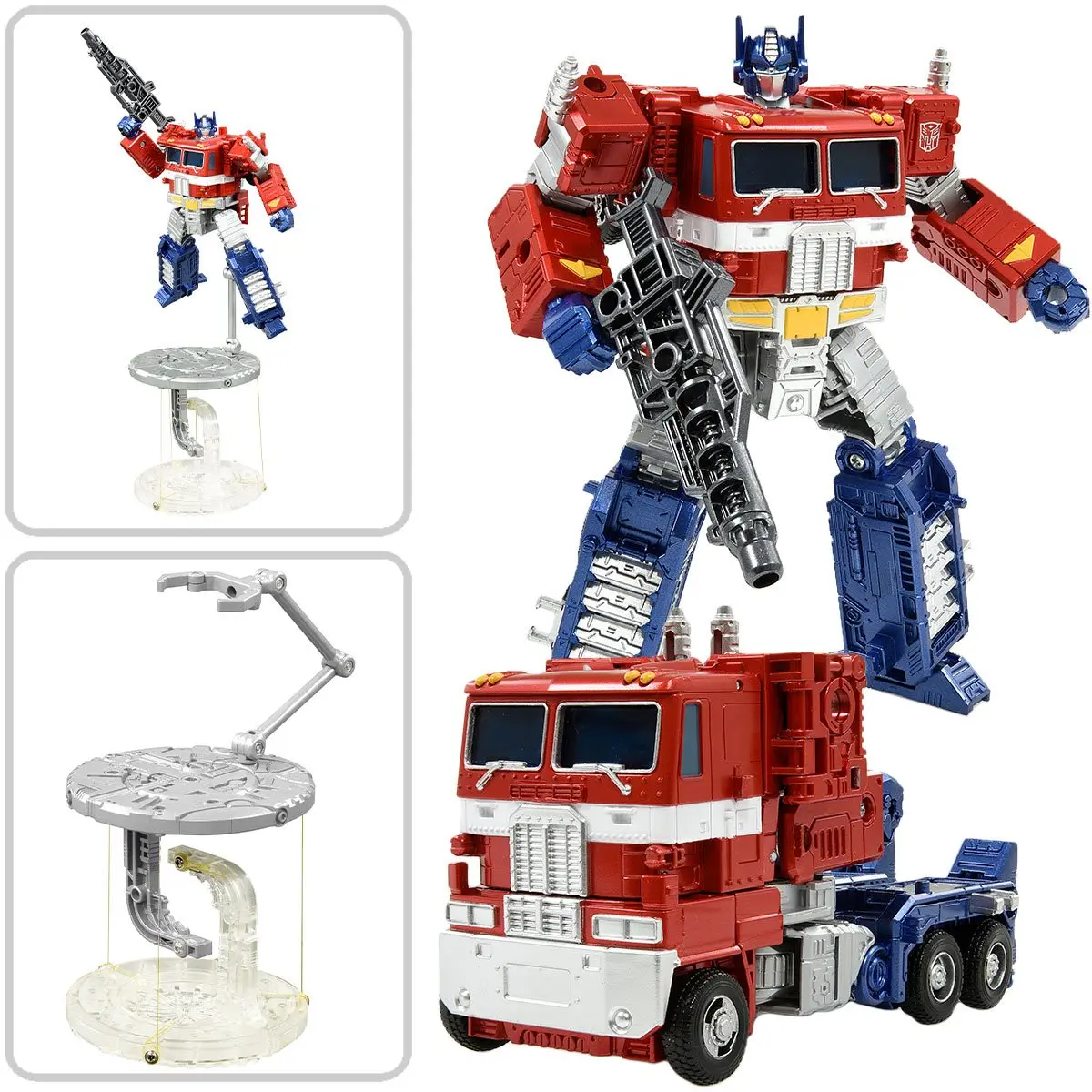 Takara Tomy - Transformers - Optimus Prime Action Figure With Tenseg Base Display Stand Set (F7671) Low Stock 1