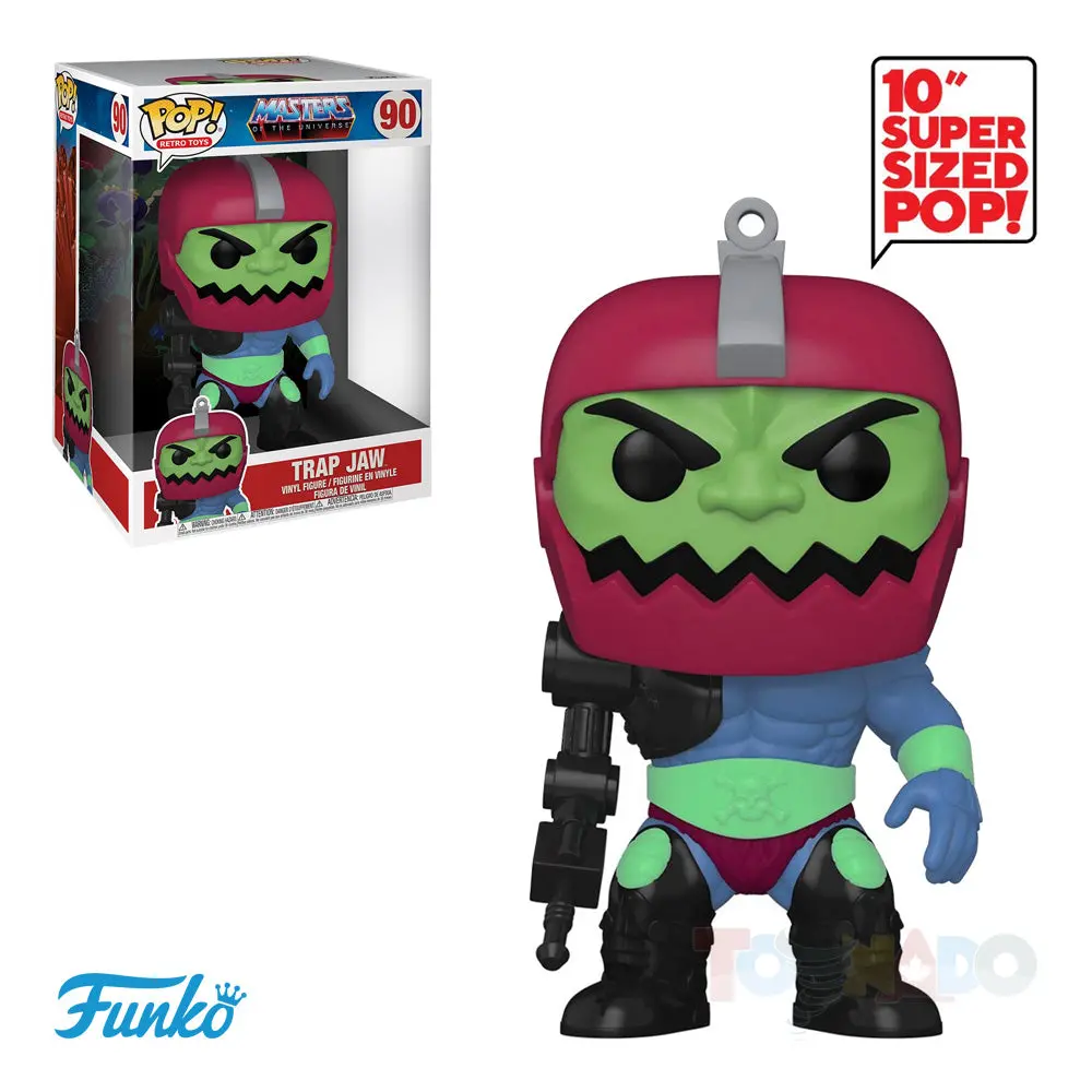 Funko Pop! Retro Toys #90 - Masters Of The Universe - Trapjaw Jumbo 10-Inch Vinyl Figure (56200) Low Stock 1