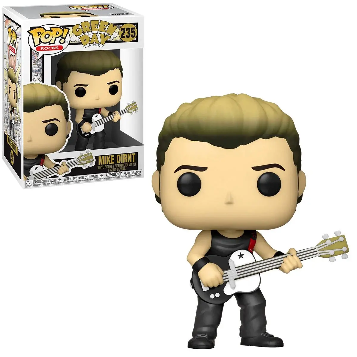 Funko Pop! Rocks #235 - Green Day - Mike Dirnt Vinyl Figure (56725) Low Stock 1