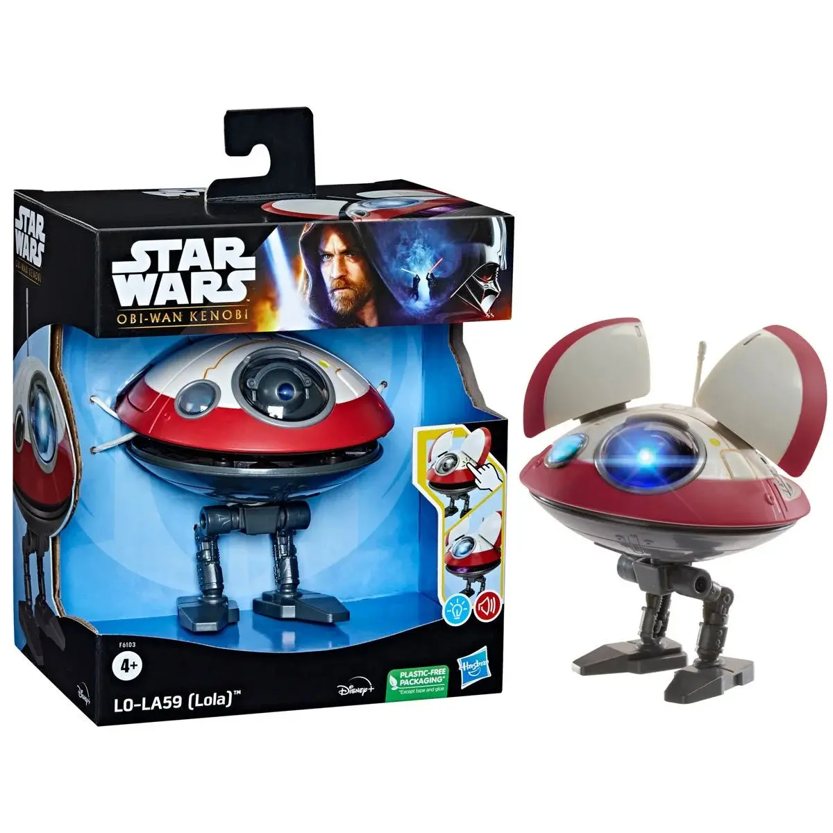 Star Wars: Obi-Wan Kenobi - L0-La59 (Lola) Interactive Electronic Figure (F6103) Low Stock 1