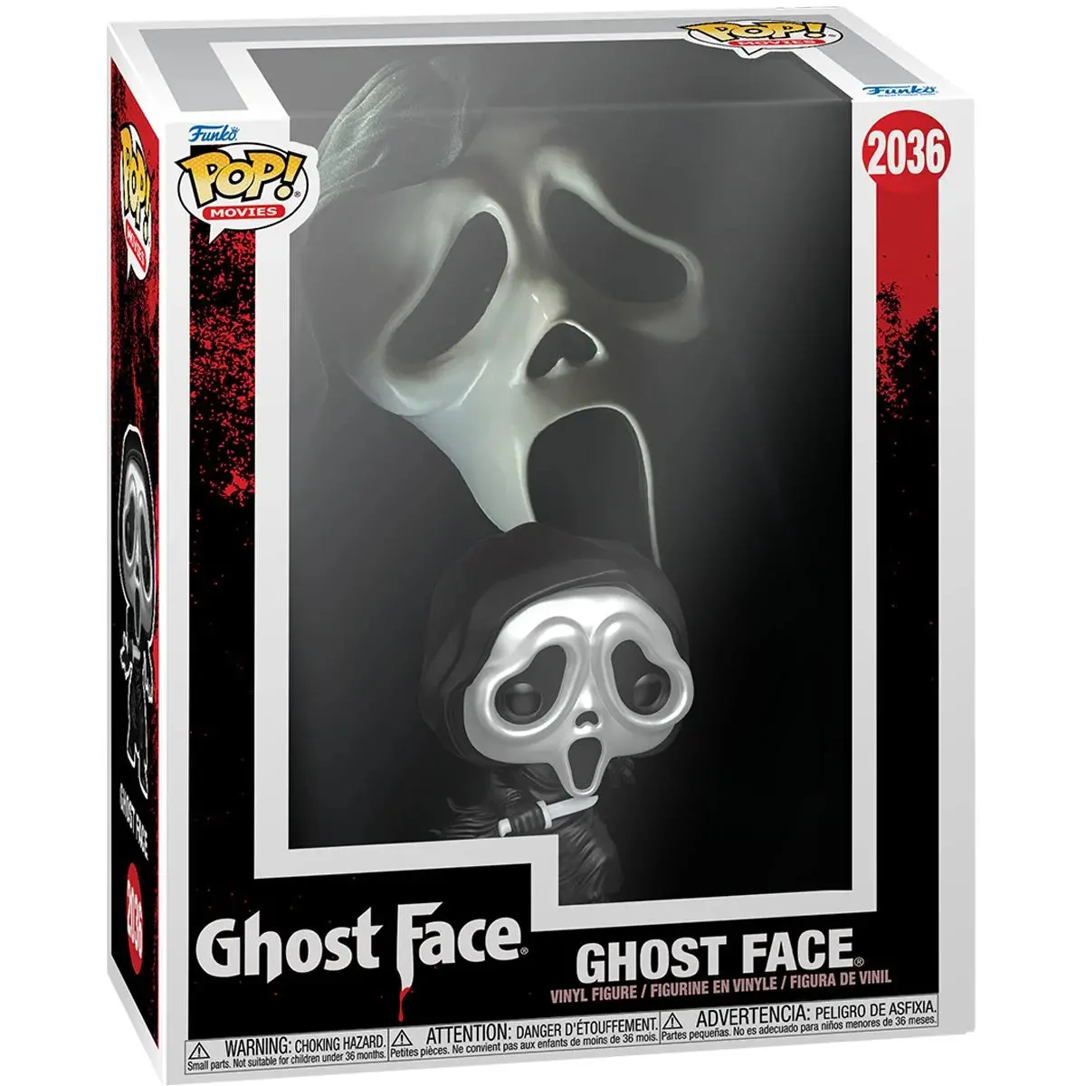 Funko Pop! Vhs Covers #2036 - Ghost Face (Metallic) Cover & Vinyl Figure (90386) 1