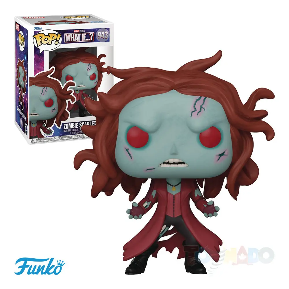 Funko Pop! Marvel #943 - What If...? - Zombie Scarlet Witch Vinyl Figure (57378) Low Stock 1