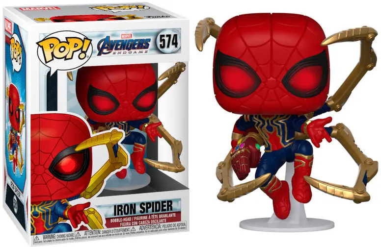 Funko Pop! Marvel #574 - Avengers: End Game - Iron Spider Vinyl Figure (45138) Low Stock 1