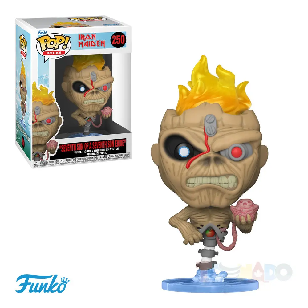 Funko Pop! Rocks #250 - Iron Maiden - Seventh Son Of A Seventh Son Eddie Vinyl Figure (57609) Low Stock 1