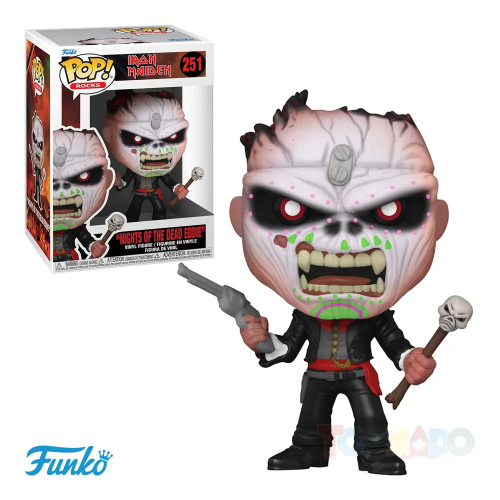 Funko Pop! Rocks #251 - Iron Maiden - Eddie (Nights Of The Dead) Vinyl Figure (57610) 1