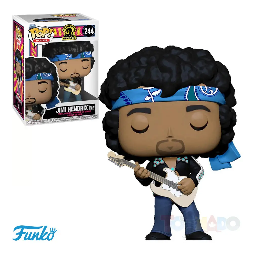 Funko Pop! Rocks #244 - Authentic Hendrix - Jimi Hendrix (Maui Live) Vinyl Figure (57611) Last One! 1