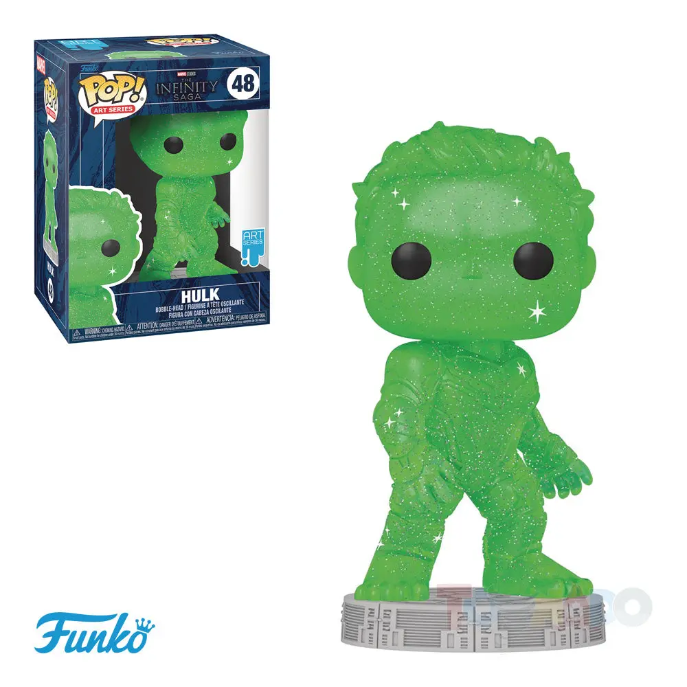Funko Pop! Art Series #48 - Marvel - The Infinity Saga: Endgame - Hulk Vinyl Figure With Protective Hard Case (57616) Low Stock 1