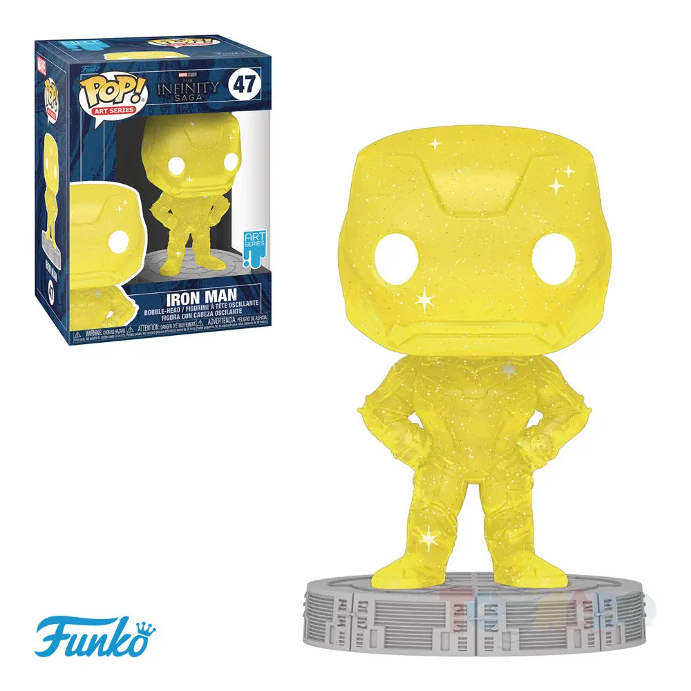 Funko Pop! Art Series 47 - Marvel - Infinity Saga: Endgame - Iron Man Vinyl Figure W/Hard Case 57617 Low Stock 1