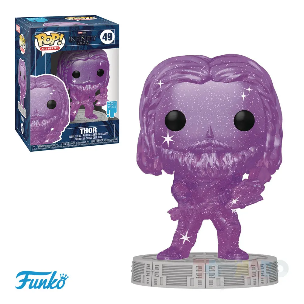 Funko Pop! Art Series #49 - Marvel - The Infinity Saga: Endgame - Thor Vinyl Figure With Protective Hard Case (57618) Low Stock 1