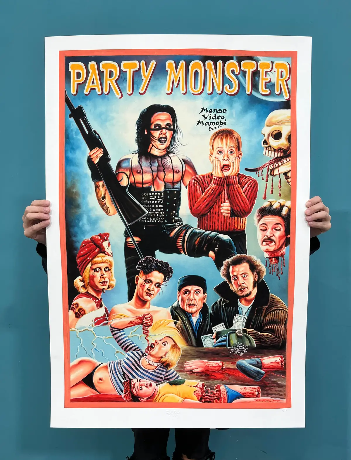 Party Monster - Limited Edition Archival Giclée Print From Static Medium By Heavy J 1