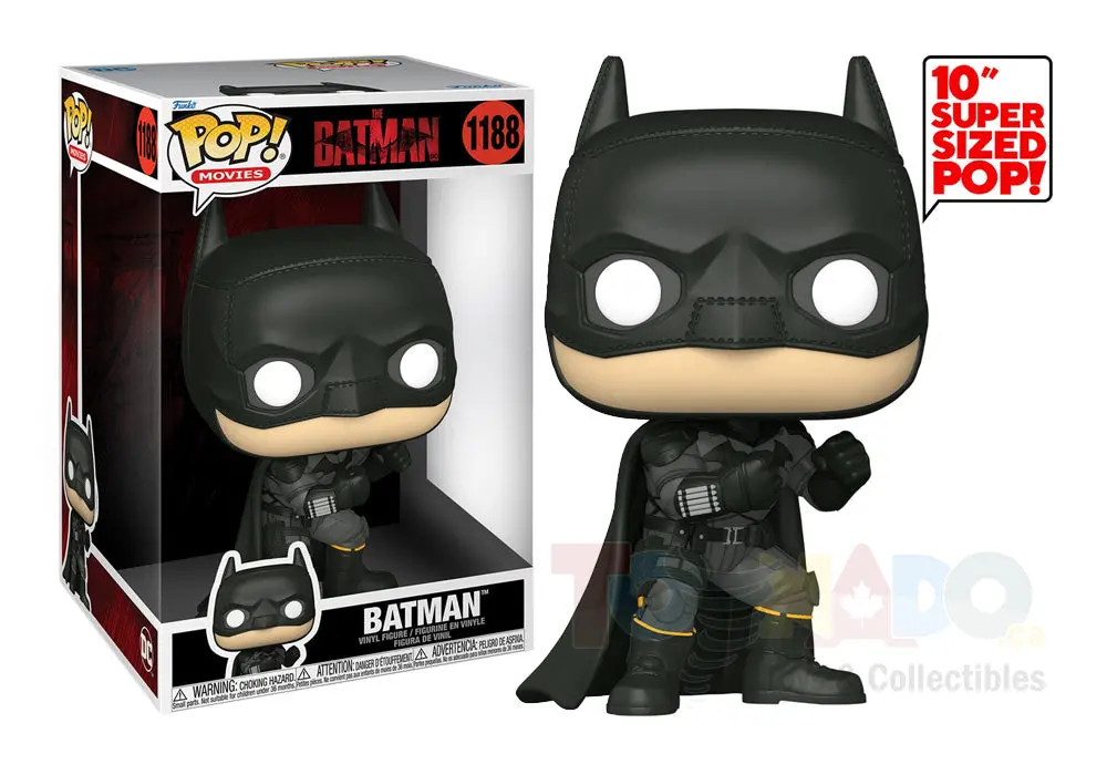 Funko Pop! Movies #1188 - The Batman (2022) - Batman 10-Inch Vinyl Figure Last One! 1