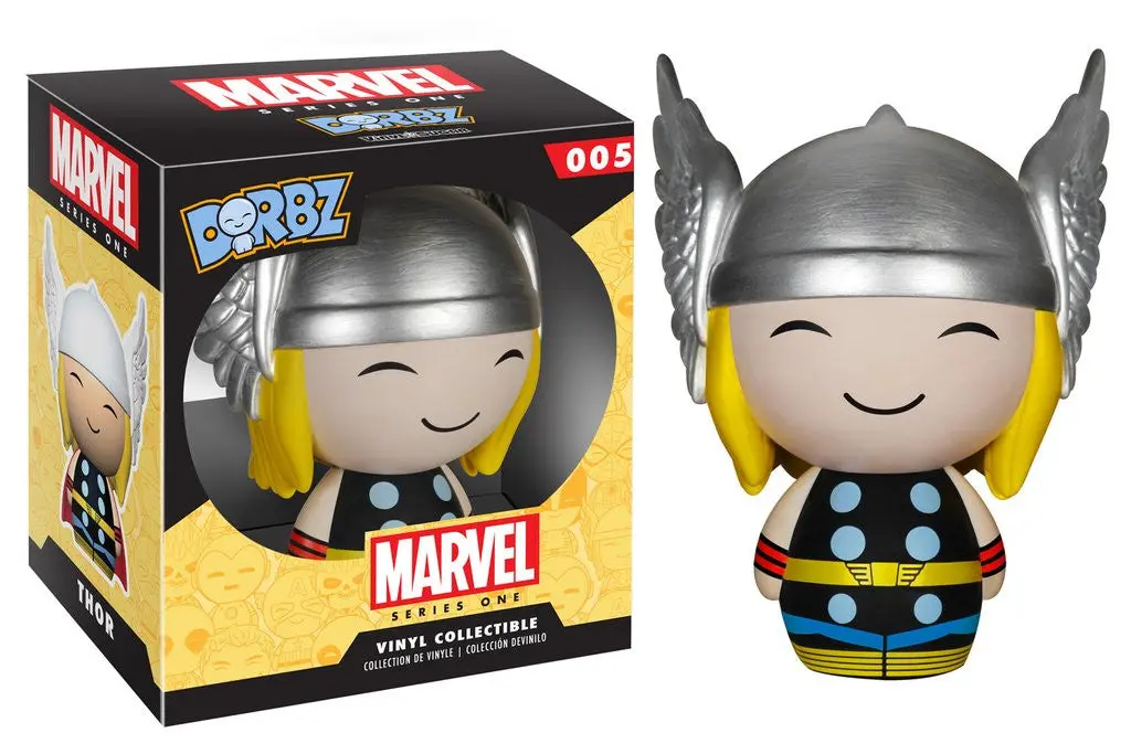 Funko Dorbz - Marvel Series 1 #005 - Thor Vinyl Figure (Imperfect Box) Last One! 1