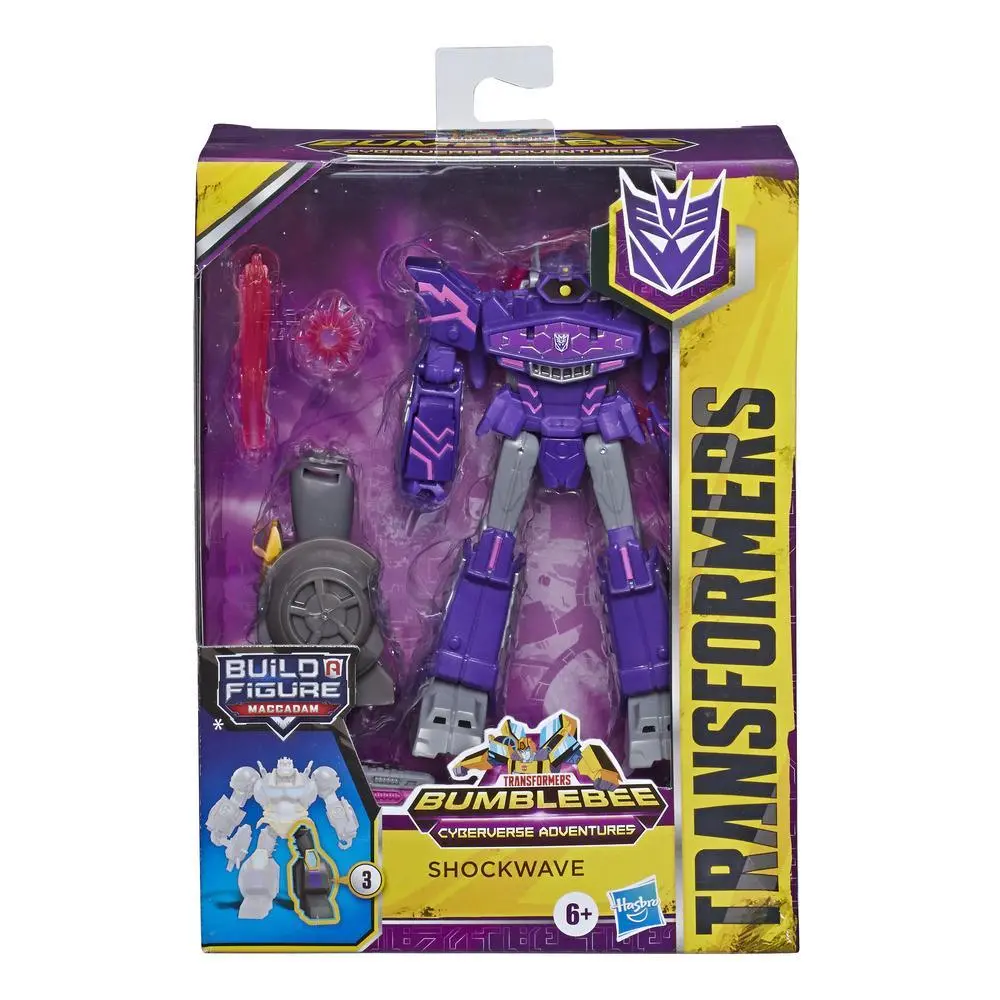Transformers Bumblebee Cyberverse Adventures - Deluxe Class Shockwave Action Figure (E7098) Low Stock 1