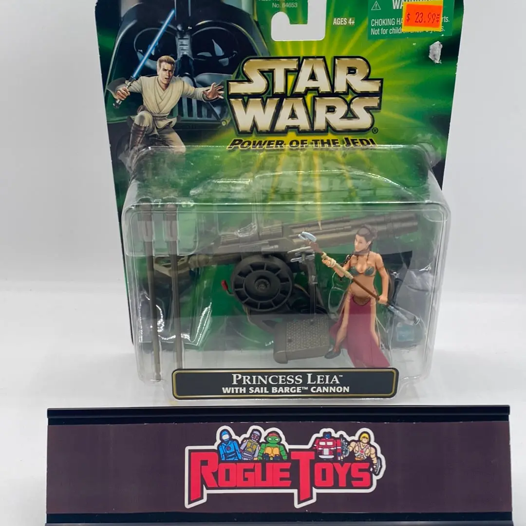 Hasbro Star Wars Power Of The Jedi Princess Leia With Sail Barge Cannon 1