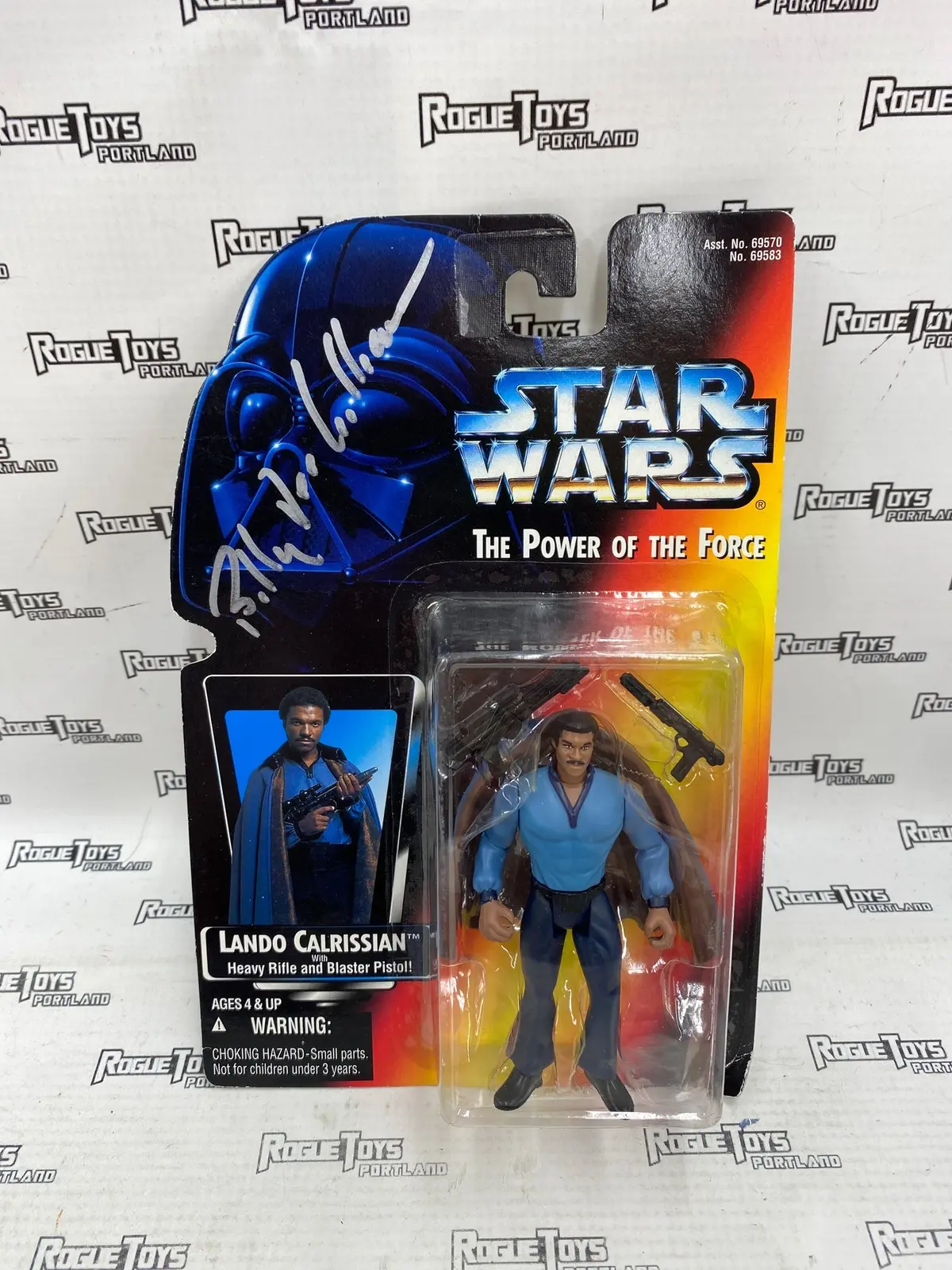 Autographed Star Wars Potf Lando Calrissian 1