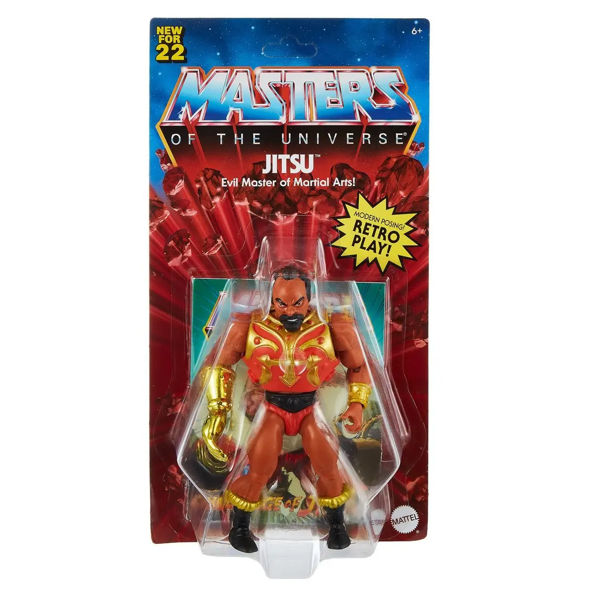 Motu Masters Of The Universe: Origins - Jitsu - Evil Master Of Martial Arts! Action Figure (Hdr89) 1