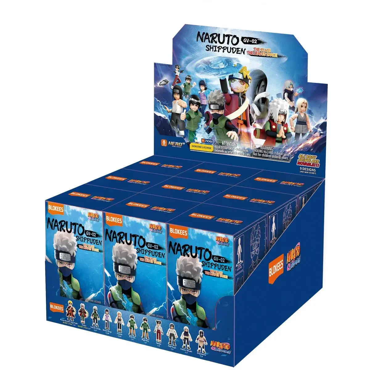 [Pre-Order] Blokees - Naruto Shippuden Galaxy Version 02 - The Place The Leaves Dance Sealed Case Of 9 Models (71061) 1